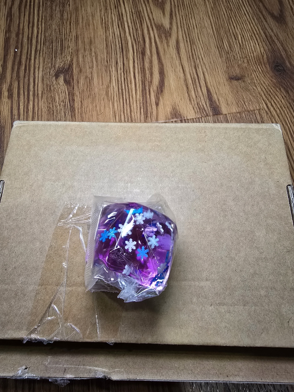 Purple Snowflake Squishy